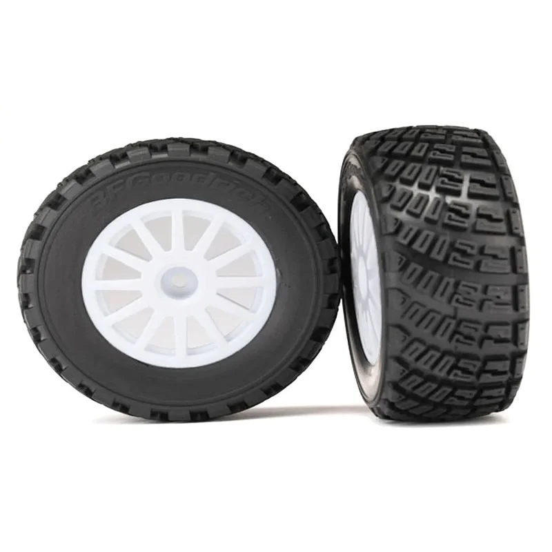 Traxxas TRA7473 BFGoodrich Rally Gravel Pattern S1 Tires, Wheels, White (2)