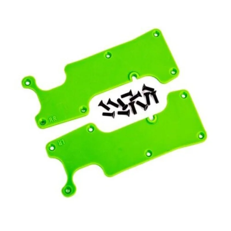 TRAXXAS 9634G Suspension arm covers, GREEN, rear (left and right)