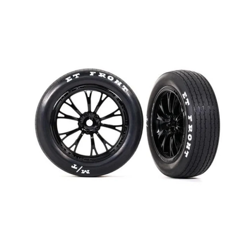Traxxas 9474 Front Drag Slash Mounted Tires / Wheels