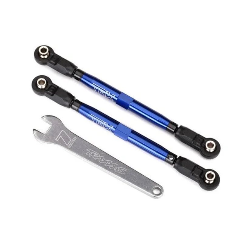 Traxxas Toe Links Front (Tubes Blue-Anodized 7075-T6 Aluminum) (102mm) UDR
