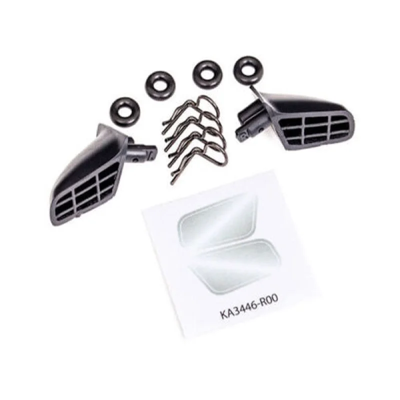 Traxxas 9422 Side Mirrors (L&R) for Ford Mustang Fox Body, Drag Slash