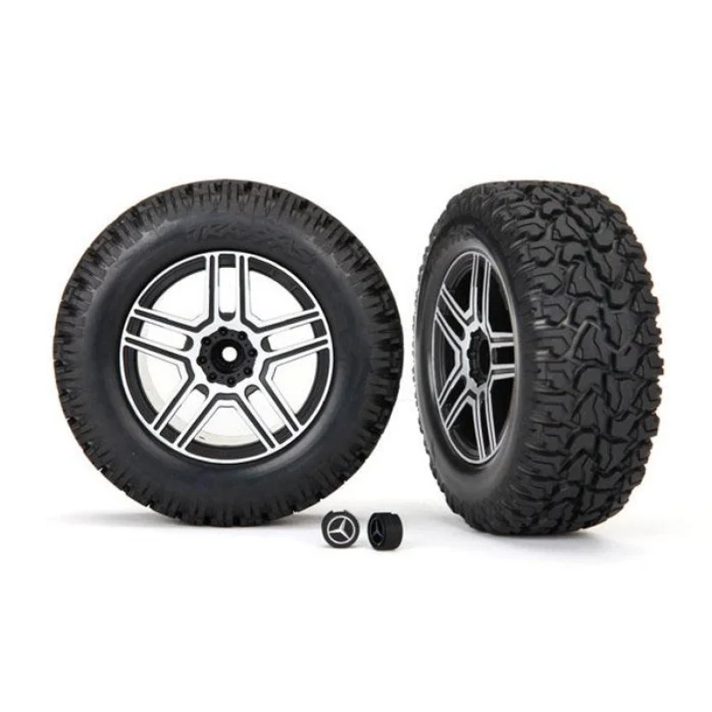 Traxxas 8872 Tire/Wheel Assembled Glued (Requires #8255A Extended Stub Axle)