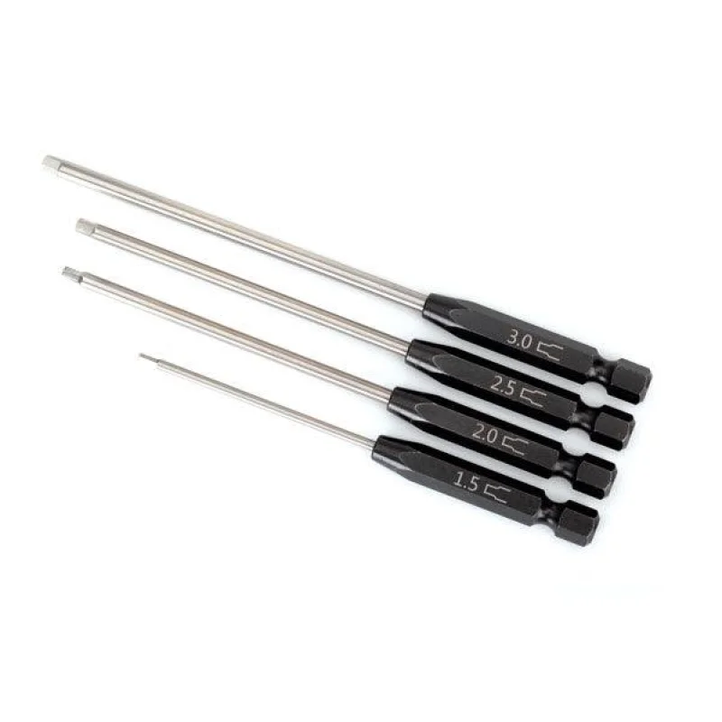 Traxxas Speed Bit Set Hex Driver 4-piece Straight (1.5mm, 2.0mm, 2.5mm, 3.0mm)