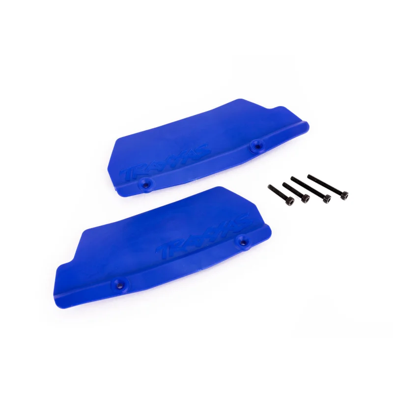 Traxxas 9519X Blue Rear Mud Guards with Screws SLedge