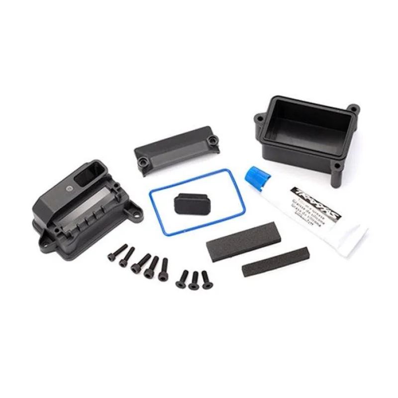 Traxxas Box Receiver (Sealed)/ Wire Cover/ Foam Pad/ Silicone Grease Maxx