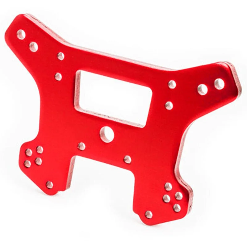 Traxxas 9539R – Shock tower, front, 6061-T6 aluminum (Red-anodized)
