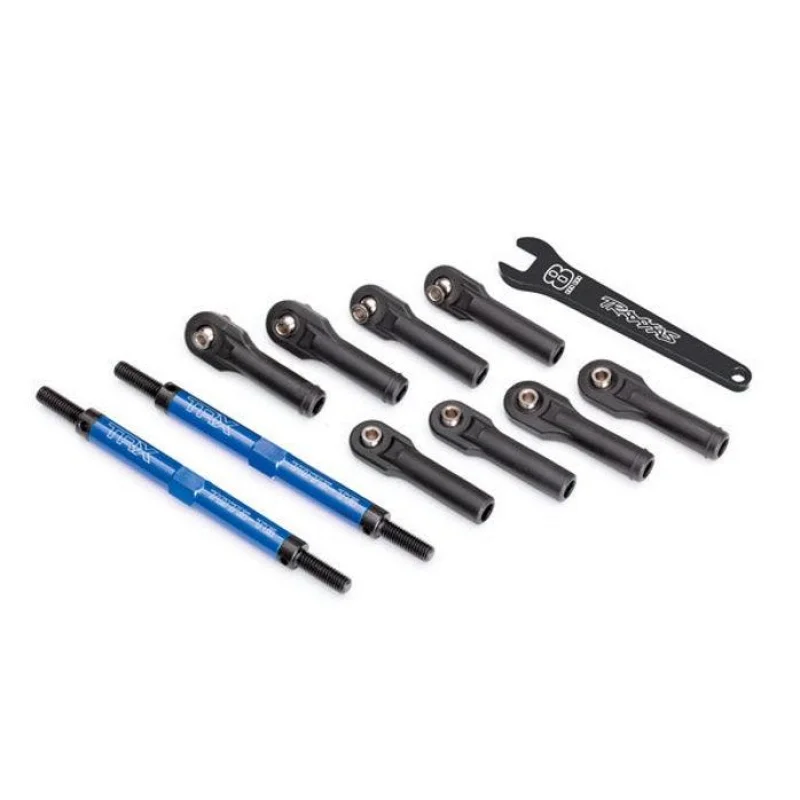 Traxxas 8638X Blue Tubes 7075-T6 Aluminum 144mm (2) E-Revo VXL