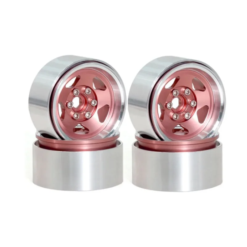 2.2″ Aluminum Wheels Pink (4) 1/10 Rock Crawler