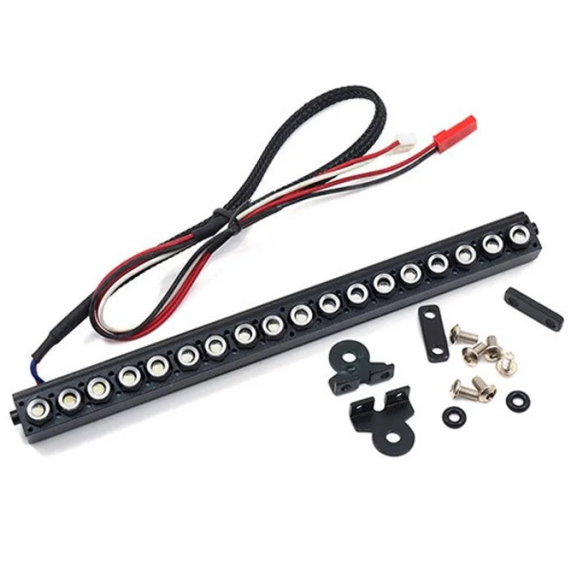 Yeah Racing YA-0507BK 1/10 Aluminum White LED Light Bar Black For Crawler