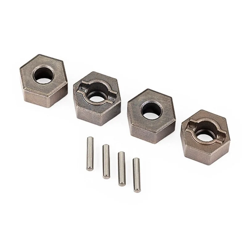 Traxxas 9069 Wheel Hubs 12mm Hex Steel Extreme Heavy Duty / 2×9.8mm Pin